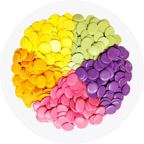 Глазури кондитерские на заменителе какао масла 
