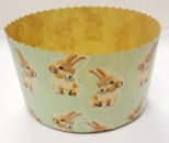 G9F13223RU Формы бум. одн.для выпечки и упак., Кулич Р 70/85, Пасхальные Зайчики (2000шт)(в тубе134) от прямого поставщика Фабрики сладкого декора tdfsd.ru
