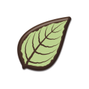 65017*R Украш. фиг. на осн.темн. конд. массы "ЛИСТ Липа", зеленый,  40*24 мм, (240 шт) NEW